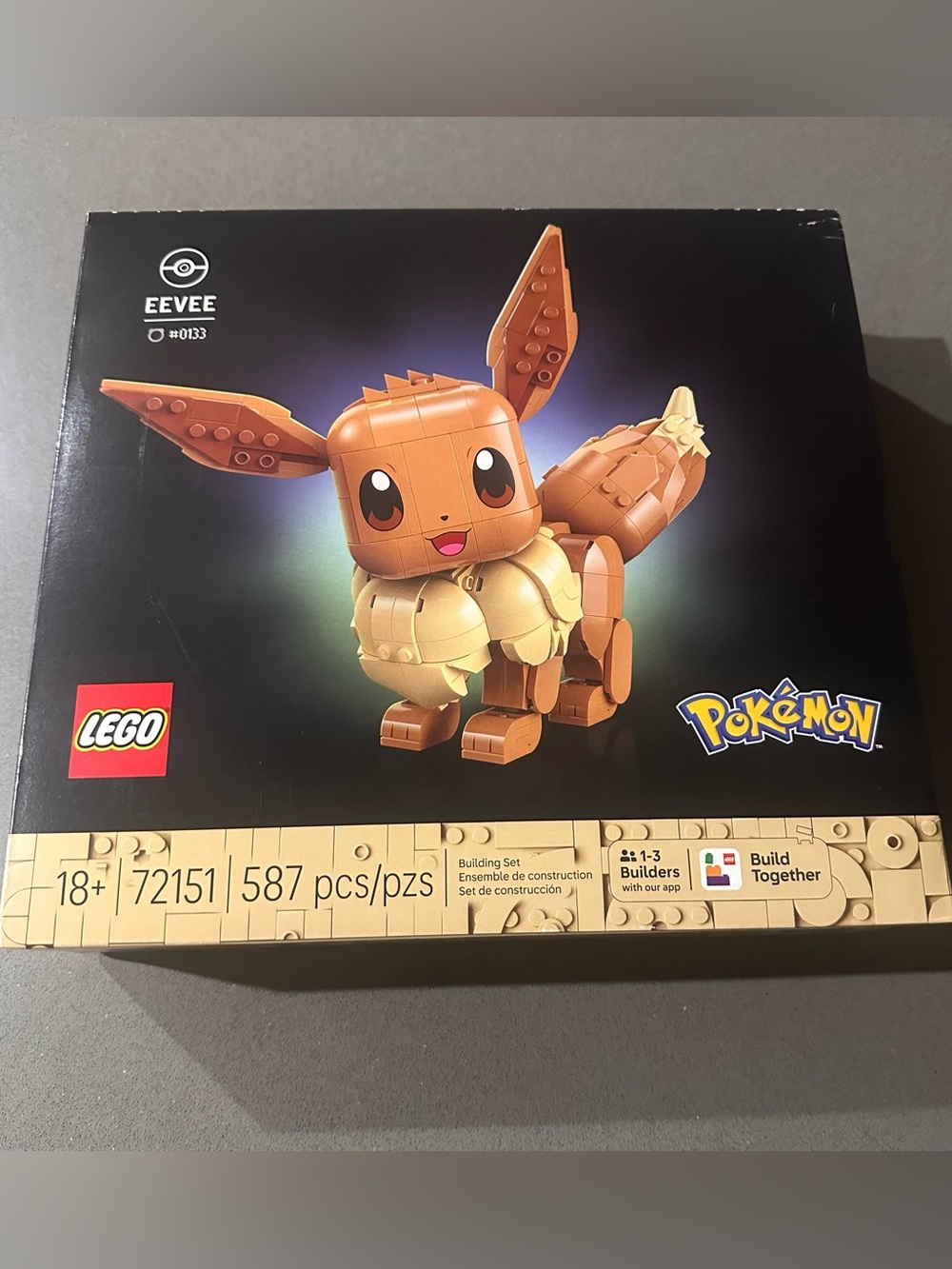 LEGO Pokémon Eevee 72151 Building Set 587 Pieces New in Box